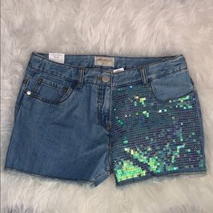 next womens denim shorts